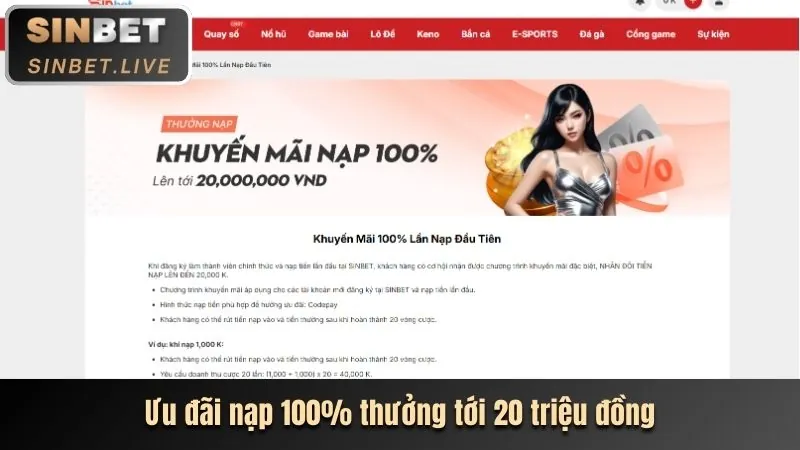 Chương trình hoàn trả cược vn888 link